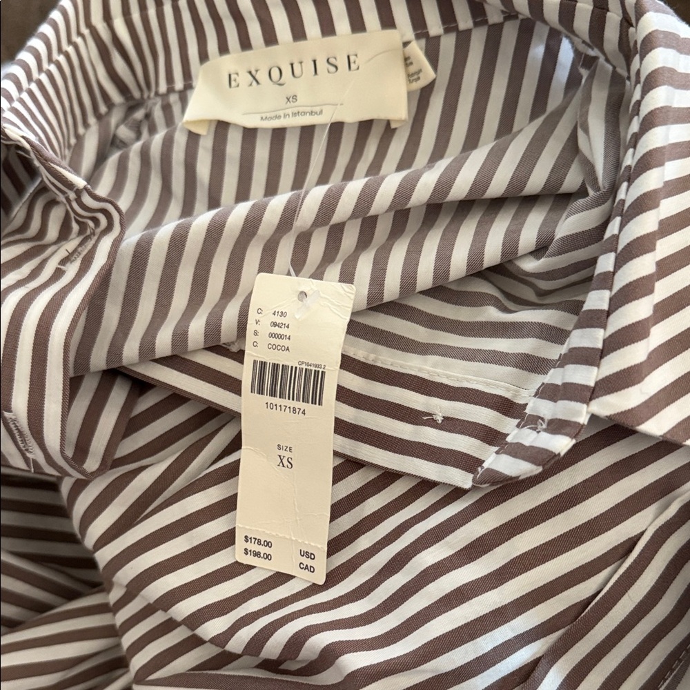 Anthropologie Tobie Mini Shirt Dress by Exquise - Picture 6 of 6